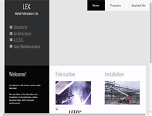 Tablet Screenshot of lexmetal.com